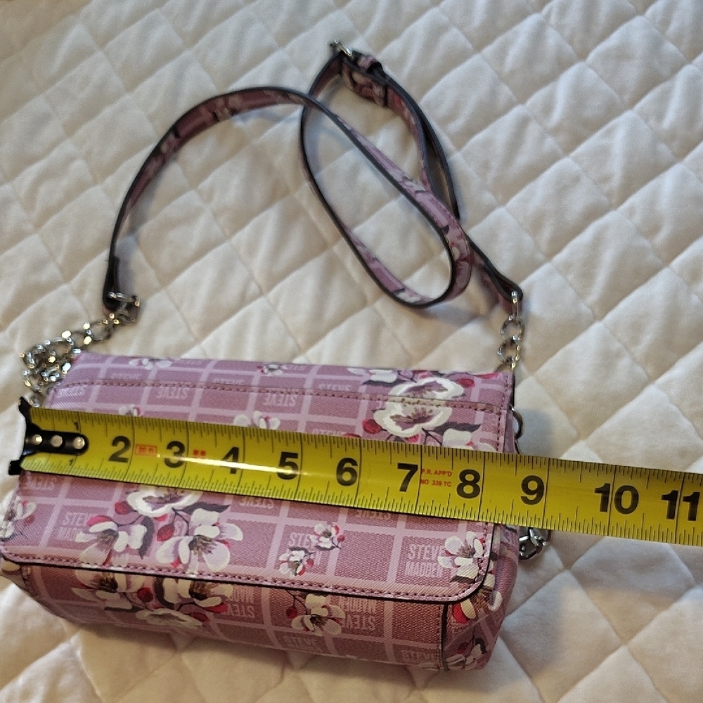 Steve Madden Pink Floral Women's Bag - Picture 6 of 15